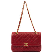 Picture of Chanel Shoulder Bag Flap Bag in Red, Caviar Leather