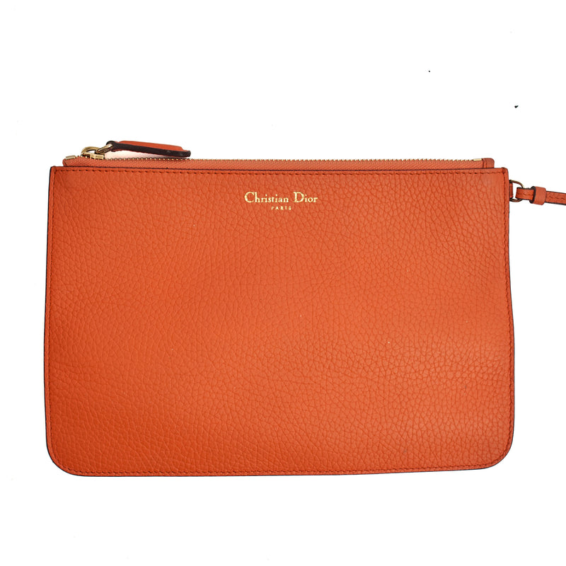 Picture of Christian Dior Tote Diorissimo tote in Orange, Leather