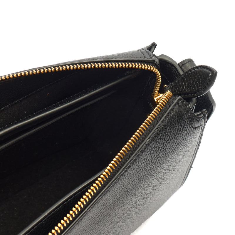 Picture of Mulberry Cross Body Billie in Black, Leather