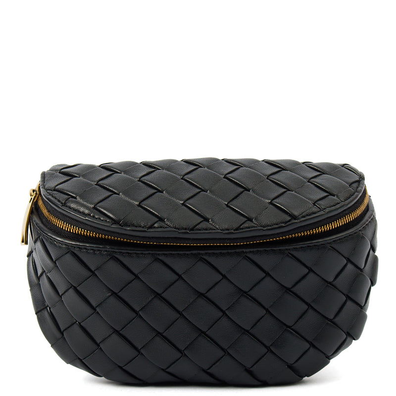 Picture of Bottega Veneta Cross Body Cross Body in Black, Intrecciato Nappa