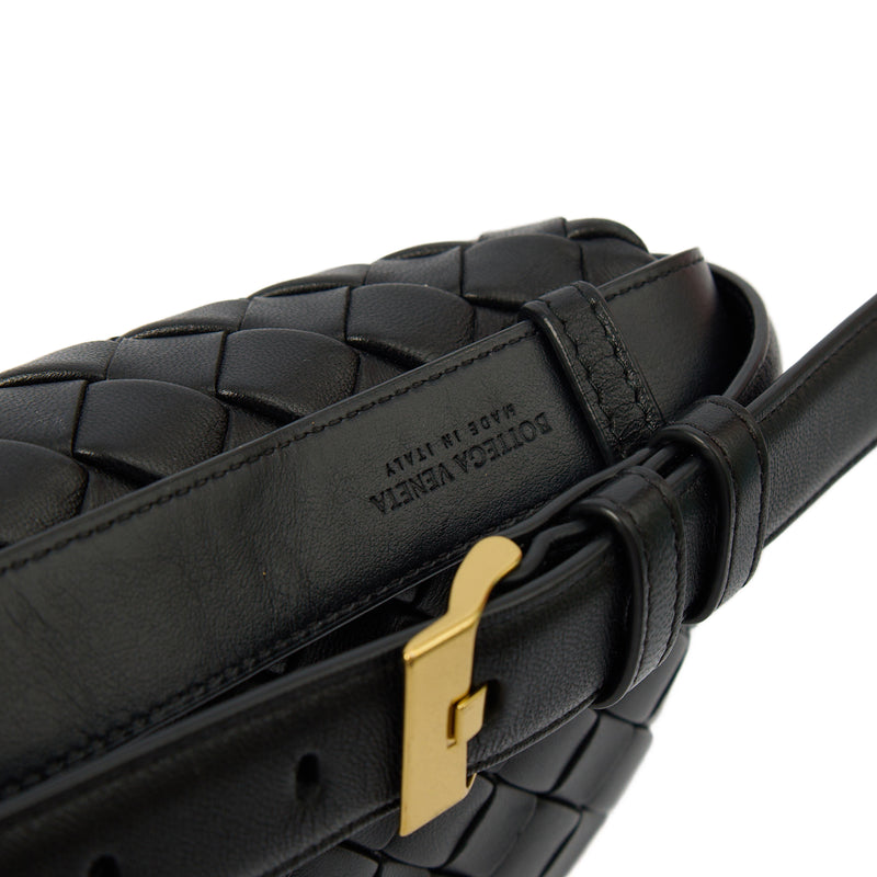 Picture of Bottega Veneta Cross Body Cross Body in Black, Intrecciato Nappa