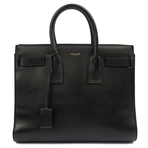 Picture of Saint Laurent Tote Sac de Jour in Black, Leather