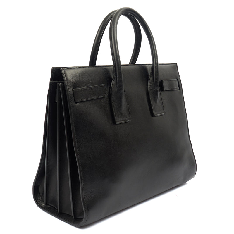 Picture of Saint Laurent Tote Sac de Jour in Black, Leather
