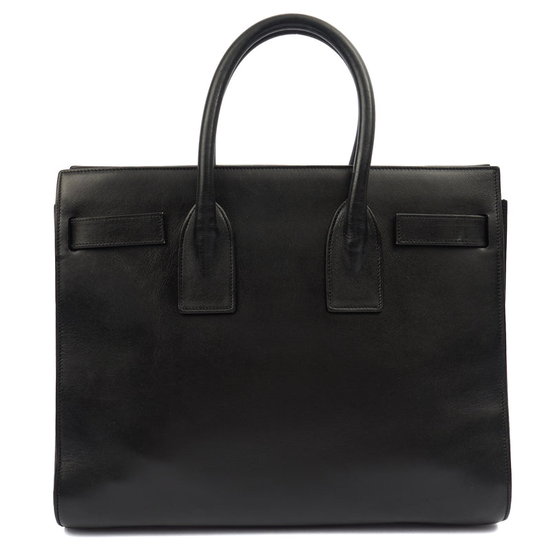 Picture of Saint Laurent Tote Sac de Jour in Black, Leather