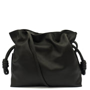 Picture of Loewe Tote Flamenco in Black, Leather