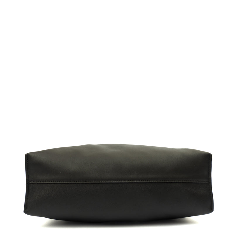 Picture of Loewe Tote Flamenco in Black, Leather