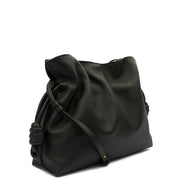 Picture of Loewe Tote Flamenco in Black, Leather