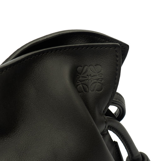 Picture of Loewe Tote Flamenco in Black, Leather