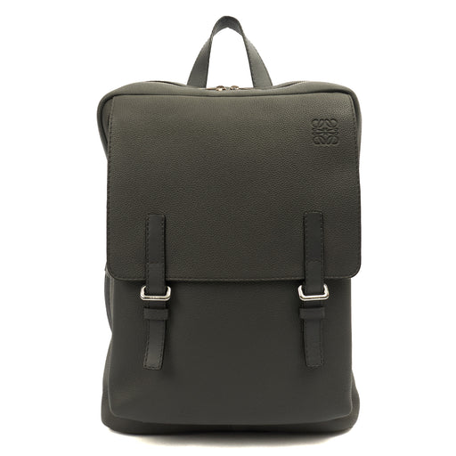 Picture of Loewe Backpack Yago Backpack in Grey, Leather