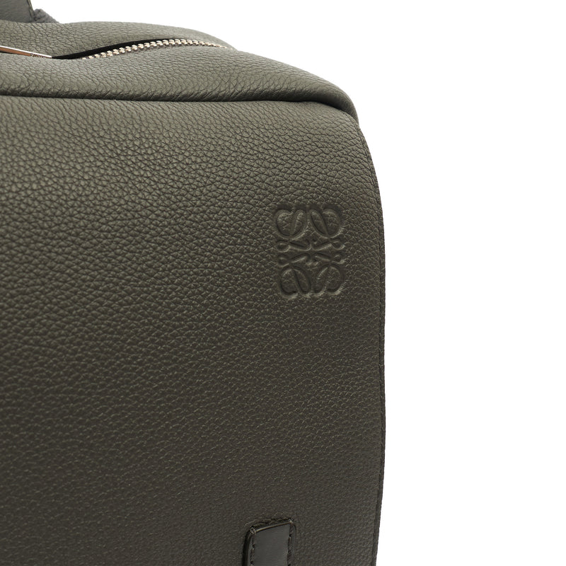 Picture of Loewe Backpack Yago Backpack in Grey, Leather