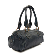 Picture of Chloe Shoulder Bag Paddington - Small in Blue, Leather