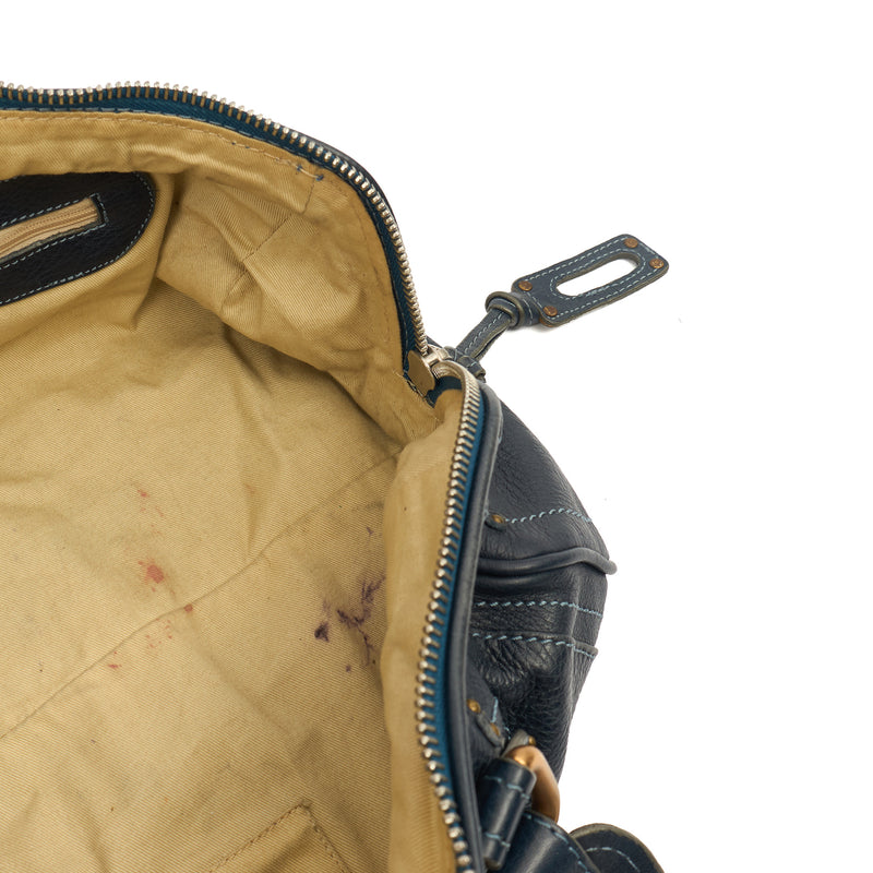 Picture of Chloe Shoulder Bag Paddington - Small in Blue, Leather