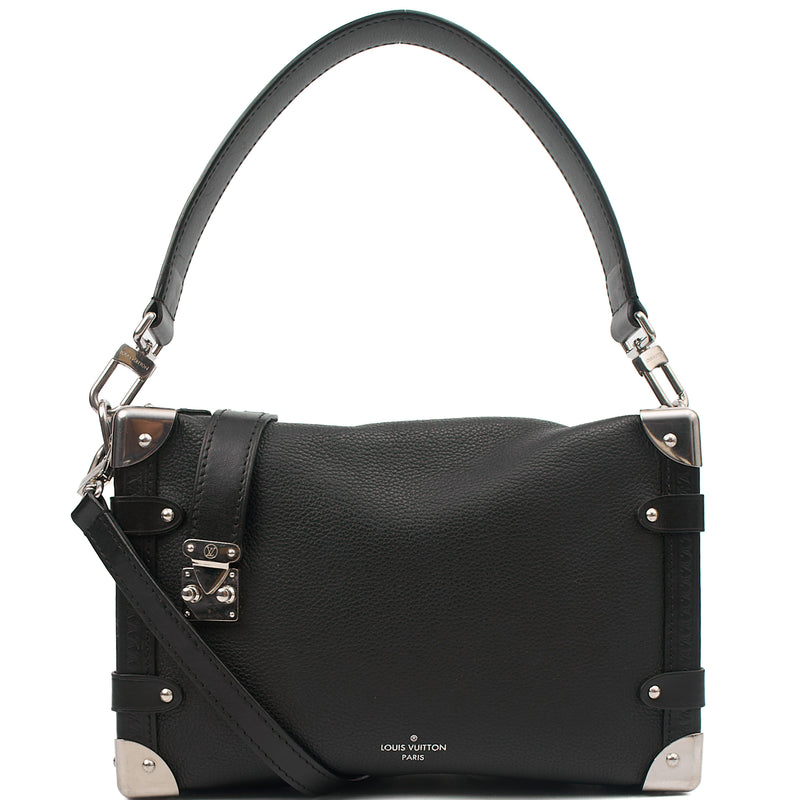 Picture of Louis Vuitton Cross Body Side Trunk PM in Black, Leather