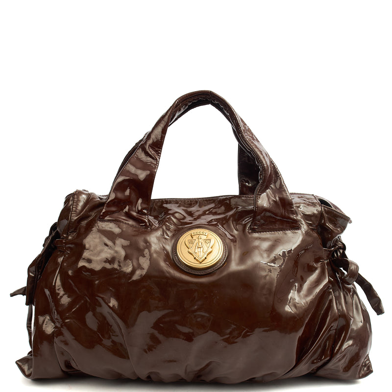 Picture of Gucci Tote Hysteria Hobo - Medium in Purple, Patent Leather