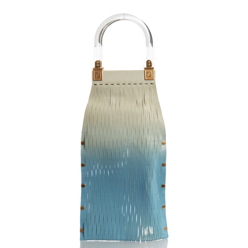 Picture of Fendi Tote Shoulder Bag in Blue, Leather