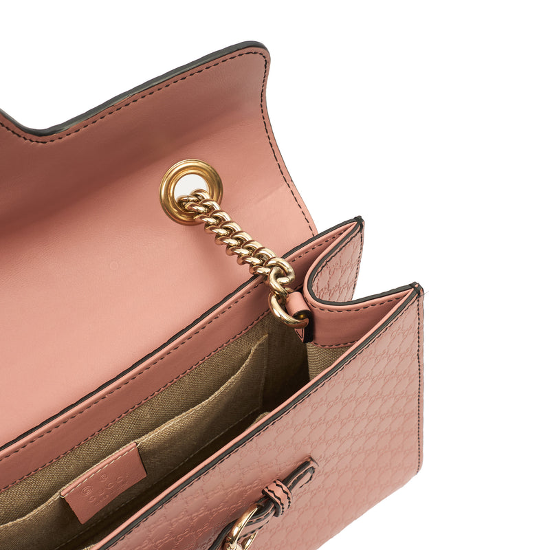 Picture of Gucci Shoulder Bag Emily Chain Shoulder Bag - Small in Pink, Leather