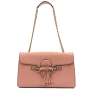 Picture of Gucci Shoulder Bag Emily Chain Shoulder Bag - Small in Pink, Leather