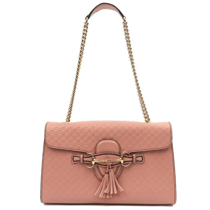 Picture of Gucci Shoulder Bag Emily Chain Shoulder Bag - Small in Pink, Leather