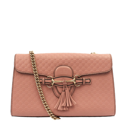 Picture of Gucci Shoulder Bag Emily Chain Shoulder Bag - Small in Pink, Leather