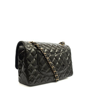 Picture of Chanel Shoulder Bag Classic Double Flap - Medium in Black, Patent Leather