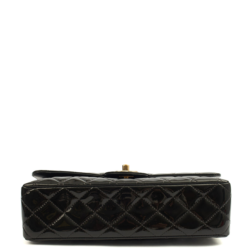 Picture of Chanel Shoulder Bag Classic Double Flap - Medium in Black, Patent Leather
