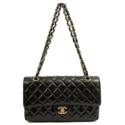Picture of Chanel Shoulder Bag Classic Double Flap - Medium in Black, Patent Leather