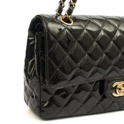 Picture of Chanel Shoulder Bag Classic Double Flap - Medium in Black, Patent Leather