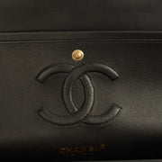 Picture of Chanel Shoulder Bag Classic Double Flap - Medium in Black, Patent Leather