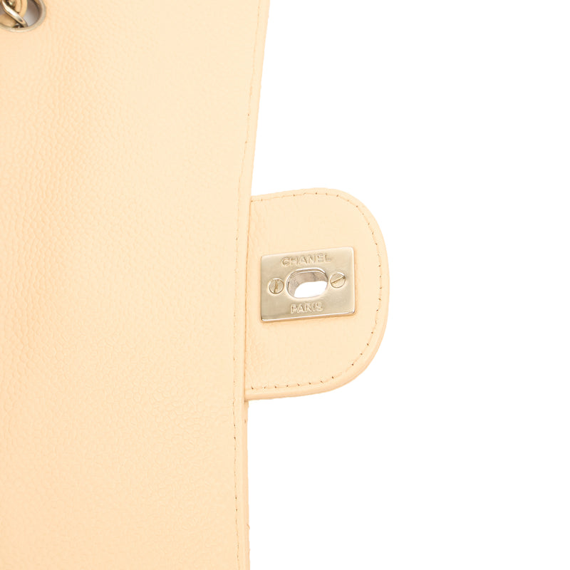 Picture of Chanel Shoulder Bag Classic - East West in Neutral, Caviar Leather
