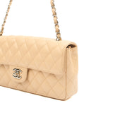Picture of Chanel Shoulder Bag Classic - East West in Neutral, Caviar Leather