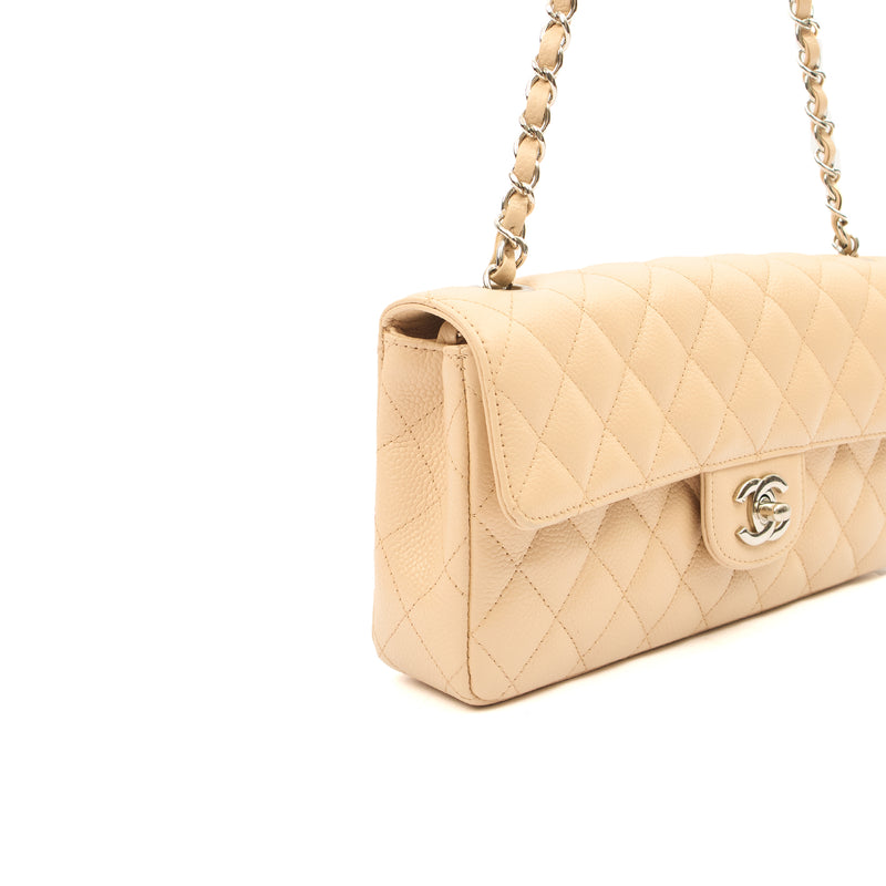 Picture of Chanel Shoulder Bag Classic - East West in Neutral, Caviar Leather