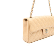 Picture of Chanel Shoulder Bag Classic - East West in Neutral, Caviar Leather