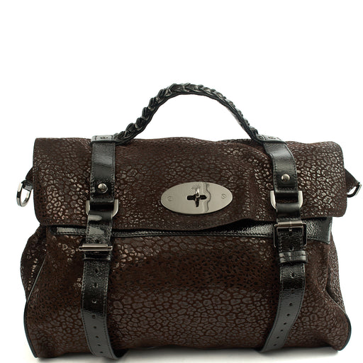 Picture of Mulberry Satchel Alexa in Brown, Leather