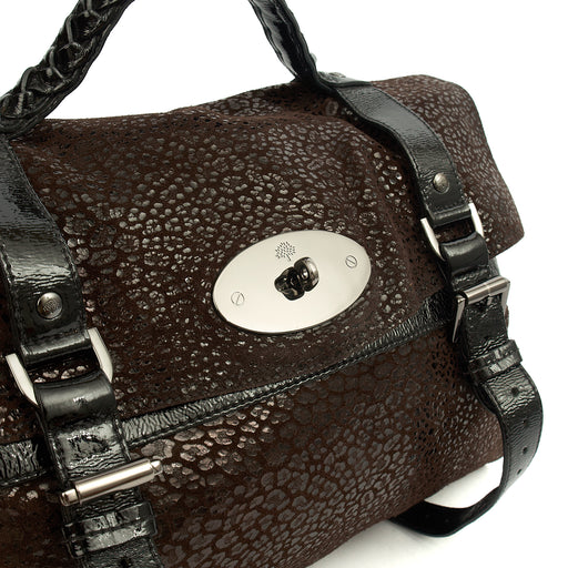Picture of Mulberry Satchel Alexa in Brown, Leather
