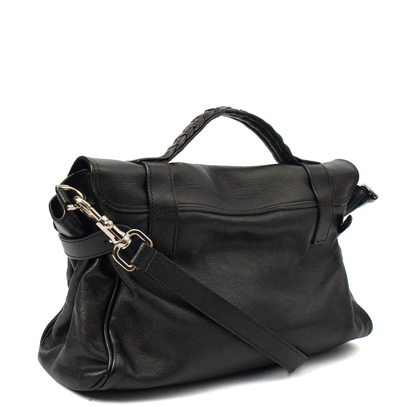 Picture of Mulberry Satchel Alexa in Black, Calfskin Leather