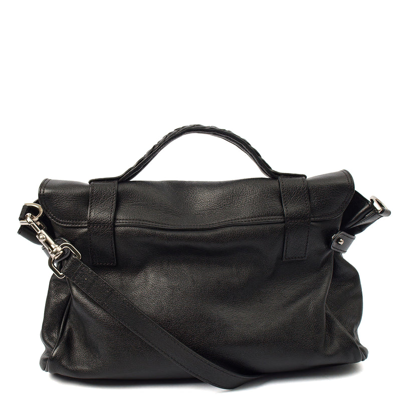 Picture of Mulberry Satchel Alexa in Black, Calfskin Leather
