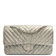 Picture of Chanel Shoulder Bag Classic Double Flap - Medium in Metallic, Patent Leather