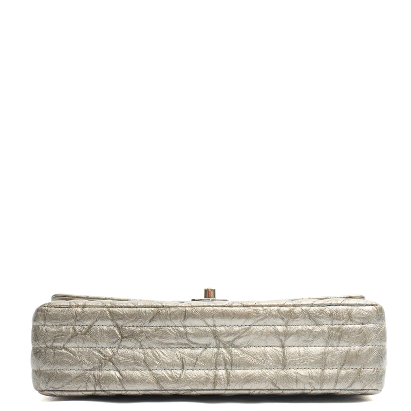 Picture of Chanel Shoulder Bag Classic Double Flap - Medium in Metallic, Patent Leather