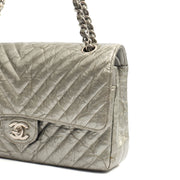 Picture of Chanel Shoulder Bag Classic Double Flap - Medium in Metallic, Patent Leather