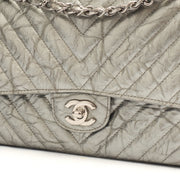Picture of Chanel Shoulder Bag Classic Double Flap - Medium in Metallic, Patent Leather