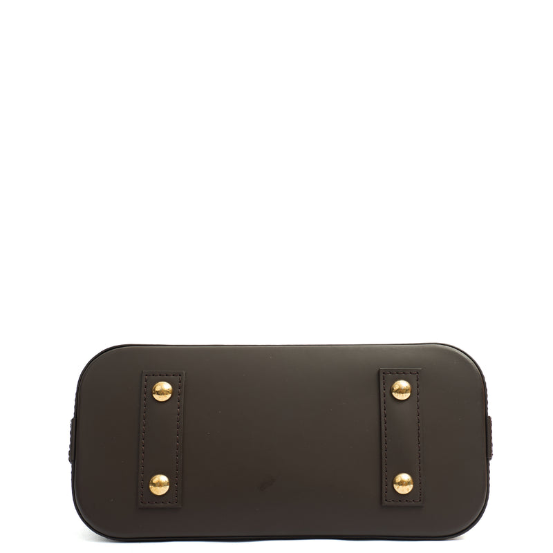 Picture of Louis Vuitton Top Handle Alma BB in Damier Ebene, Canvas