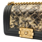 Picture of Chanel Mini Bag Boy - Mini in Metallic, Leather