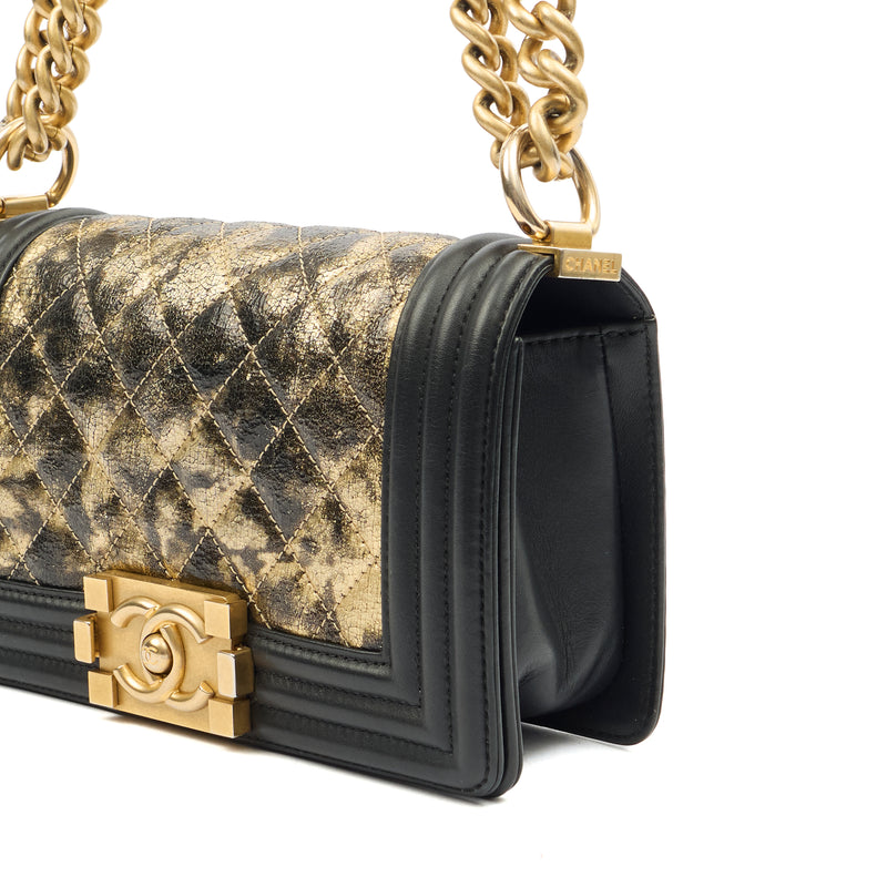 Picture of Chanel Mini Bag Boy - Mini in Metallic, Leather