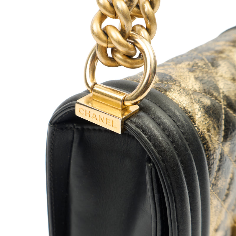 Picture of Chanel Mini Bag Boy - Mini in Metallic, Leather