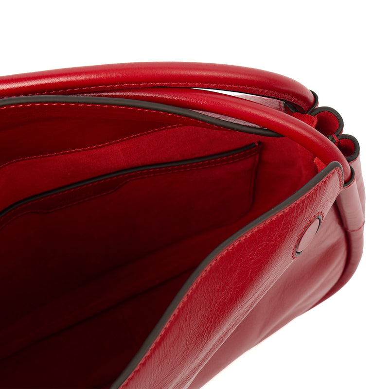 Picture of Mulberry Shoulder Bag Link Shoulder Bag in Lancaster Red, Leather