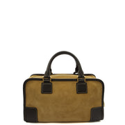 Picture of Loewe Top Handle Amazona 28 in Brown, Suede