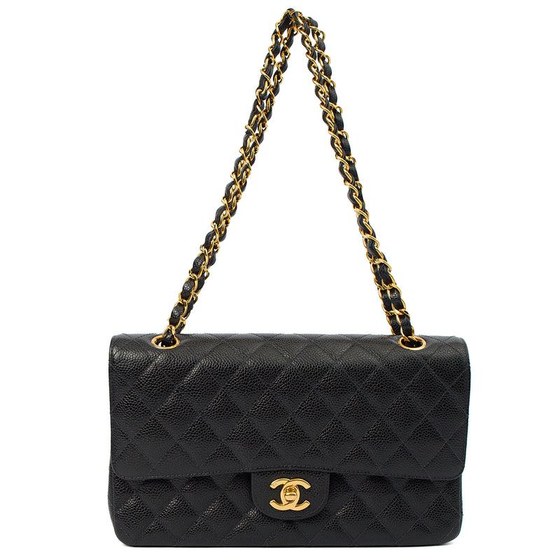 Picture of Chanel Cross Body Classic Double Flap - Medium in Black, Caviar Leather