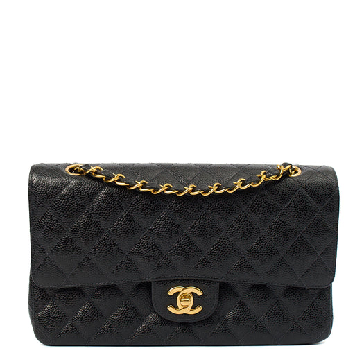 Picture of Chanel Cross Body Classic Double Flap - Medium in Black, Caviar Leather