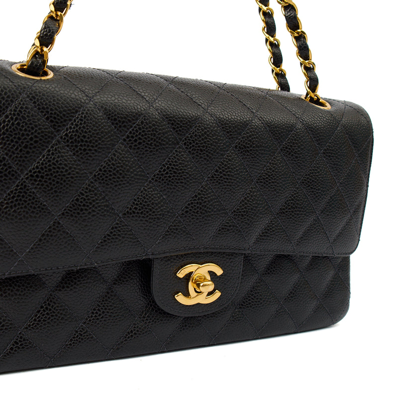 Picture of Chanel Cross Body Classic Double Flap - Medium in Black, Caviar Leather