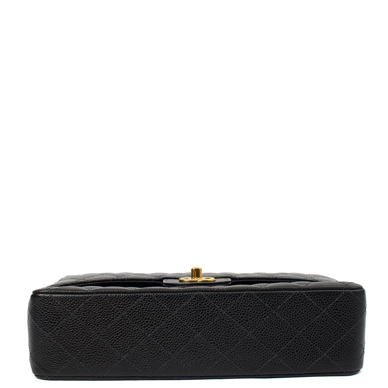 Picture of Chanel Cross Body Classic Double Flap - Medium in Black, Caviar Leather